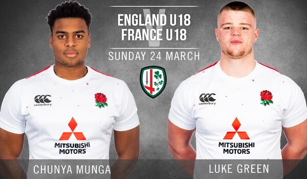 Munga and Green to play for England U18s against France